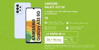 Yoigo Samsung Galaxy A33 5g oferta
