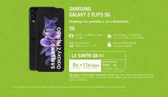 Yoigo Samsung Galaxy Z Flip3 5g oferta