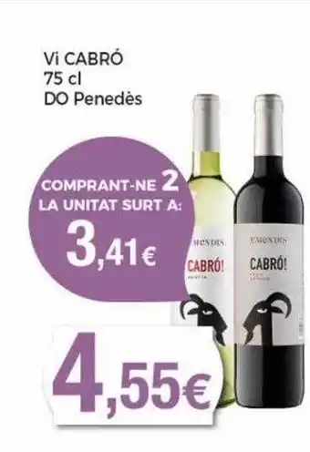 Supermercats Jespac Vi Cabró Do Penedès oferta