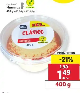 Lidl Hummus 400g oferta