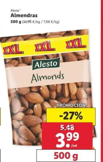 Lidl Almendras 500g oferta