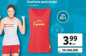 Lidl Camiseta para mujer oferta