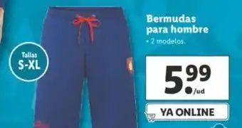 Lidl Bermudas para hombre oferta