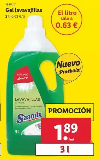 Lidl Gel Lavavajillas 3L oferta