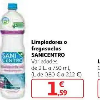 Alcampo Limpiadores O Fregasuelos Sanicentro oferta