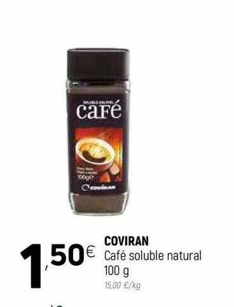 Coviran Coviran Café Soluble Natural 100g oferta
