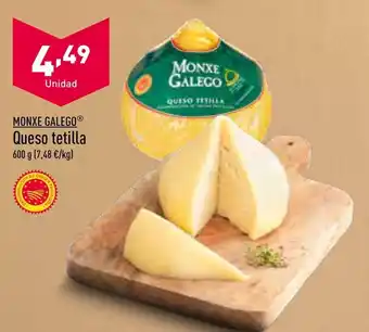 ALDI Monxe Galego® Queso Tetilla 600 g oferta