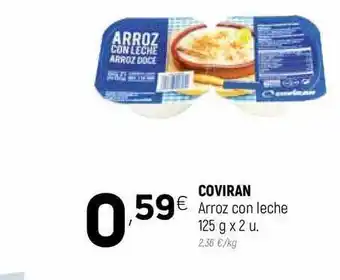 Coviran Coviran Arroz Con Leche 125g x 2 u oferta