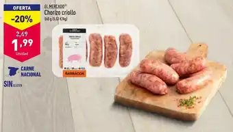 ALDI El Mercado® Chorizo Criollo 360 g oferta