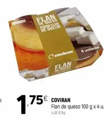 Coviran Coviran Flan De Queso 100g x 4 u oferta