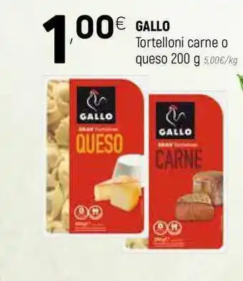 Coviran Gallo Tortelloni Carne O Queso 200g oferta