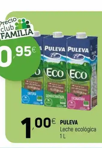 Coviran Puleva Leche Ecológica 1l oferta