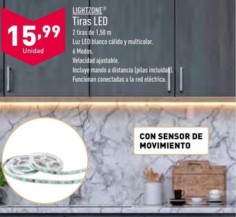 ALDI Lightzone® Tiras LED oferta