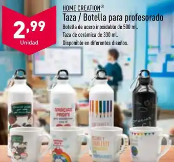 ALDI Home Creation® Taza / Botello Para Profesorado oferta