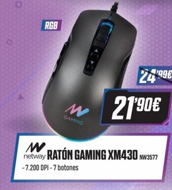 Beep Netway Ratón Gaming XM430 oferta