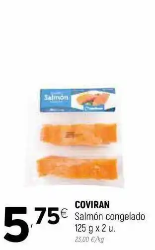 Coviran Salmón Congelado 125g x 2 u
