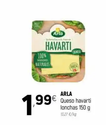 Coviran Arla Queso Havarti Lonchas 150g oferta