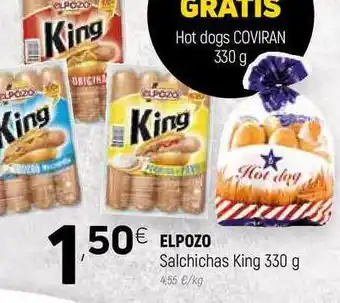Coviran Elpozo Salchichas King 330g oferta