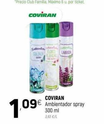 Coviran Coviran Ambientador Spray 300ml oferta