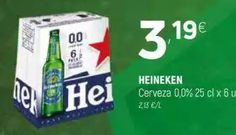 Coviran Heineken Cerveza 0,0% 25 Cl oferta