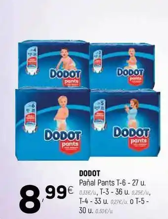 Coviran Dodot Pañal Pants T-6 - 27 U. oferta
