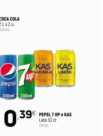 Coviran Pepsi, 7 UP O Kas oferta