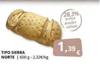 Supermercados MAS Tipo Sierra Norte oferta