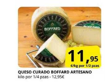 Supermercados MAS Queso Curado Boffard Artesano oferta