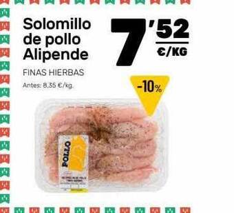 AhorraMas Solomillo De Pollo Alipende oferta