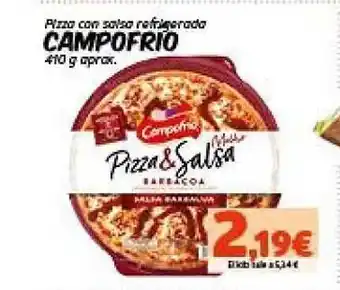 Hiperber Pizza Con Salsa Refrigerada Campofrio oferta