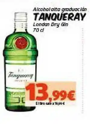 Hiperber Alcohol Alta Graduación Tanqueray London Dry Gin oferta