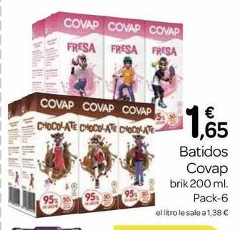 Supermercados El Jamón Batidos Covap oferta