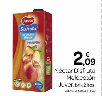 Supermercados El Jamón Néctar Disfruta Melocotón Juver oferta