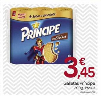 Supermercados El Jamón Galletas Príncipe oferta