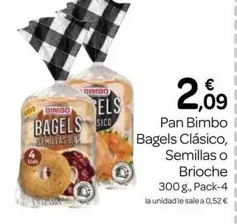 Supermercados El Jamón Pan Bimbo Gabels Clásico Semillas O Brioche oferta