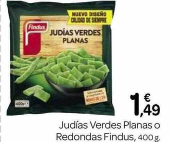 Supermercados El Jamón Judías Verdes Planas O Redondas Findus oferta
