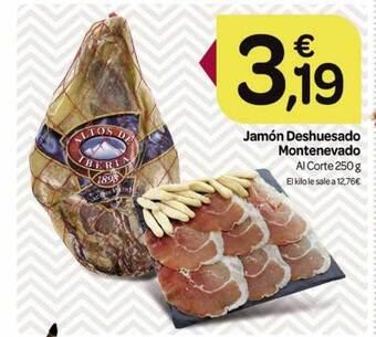 Supermercados El Jamón Jamón Deshuesado Montenevado oferta