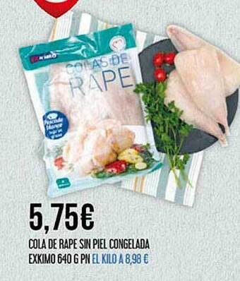 Claudio Cola De Rape Sin Piel Congelada Exkimo oferta