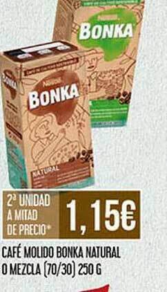 Claudio Café Molido Bonka Natural O Mezcla oferta