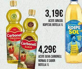 Claudio Aceite Oliva Carbonell Normal O Sabor oferta