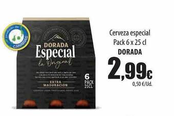 Spar Tenerife Cerveza Especial Pack 6 Dorada oferta