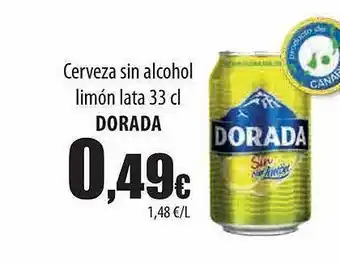 Spar Tenerife Cerveza Sin Alcohol Limón Dorada oferta