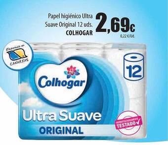 Spar Tenerife Papel Higiénico Ultra Suave Original Colhogar oferta