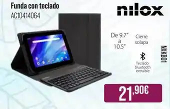 MR Micro Funda Con Teclado Ac10414064 Nilox oferta
