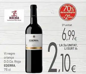 Vi Negre Criança D.o.ca. Rioja Ederra
