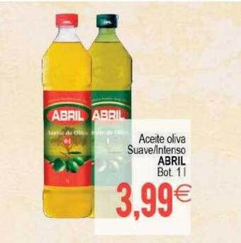 Plenus Supermercados Aceite Oliva Suave Intenso Abril oferta