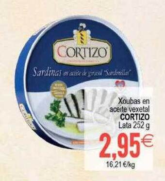 Plenus Supermercados Xoubas En Aceite Vexetal Cortizo oferta