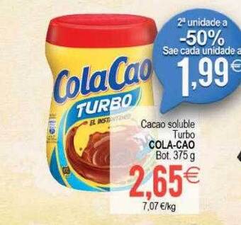 Plenus Supermercados Cacao Soluble Turbo Cola-cao oferta