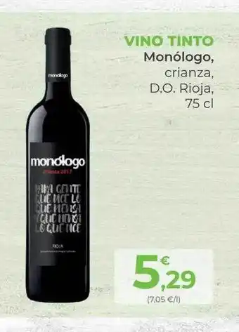 SPAR Gran Canaria Vino Tinto Monólogo oferta
