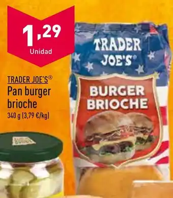 ALDI Trader Joe's® Pan Burger Brioche 340 g oferta